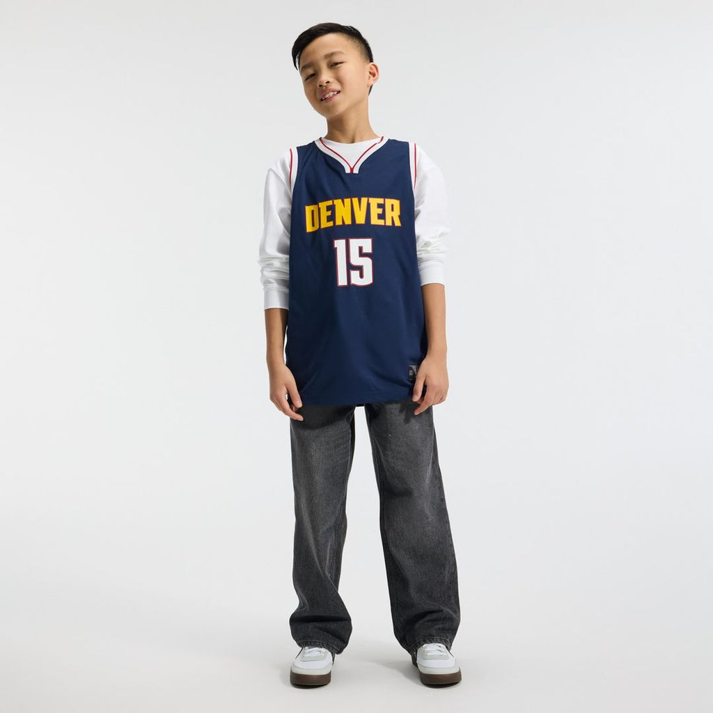 Nikola Jokic Denver Nuggets Fanatics Youth Fast Break Replica Player Jersey - Icon Edition - Navy
