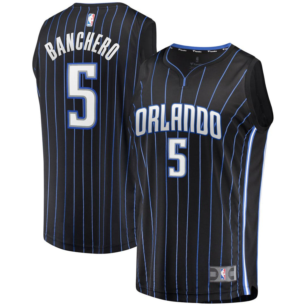 Paolo Banchero Orlando Magic Fanatics Youth Fast Break Player Jersey - Icon Edition - Black