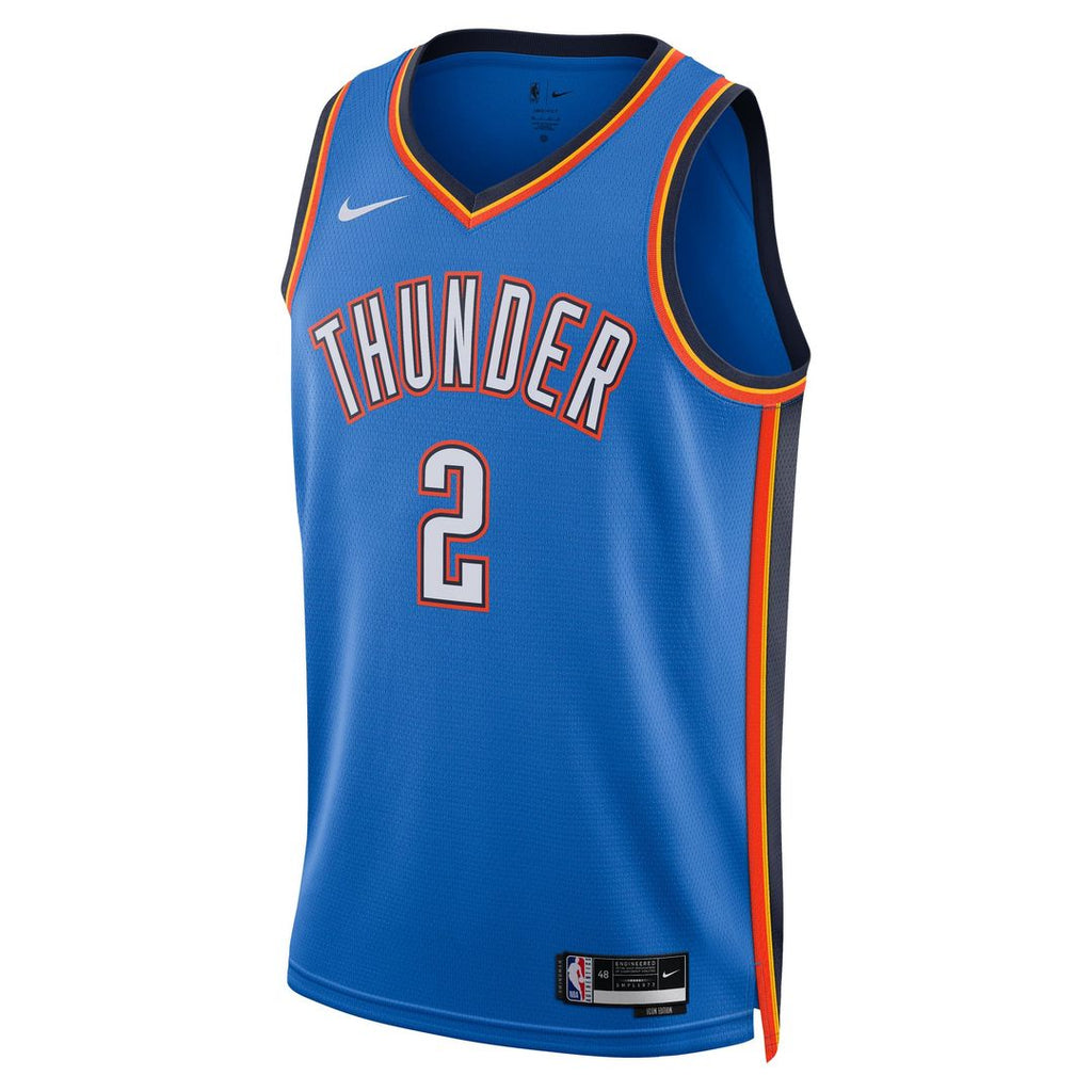 Shai Gilgeous-Alexander Oklahoma City Thunder Nike Unisex Swingman Jersey - Icon Edition - Blue
