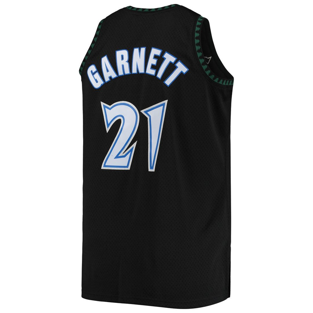 Kevin Garnett Minnesota Timberwolves Mitchell & Ness 1997/98 Big & Tall Hardwood Classics Swingman Jersey - Black
