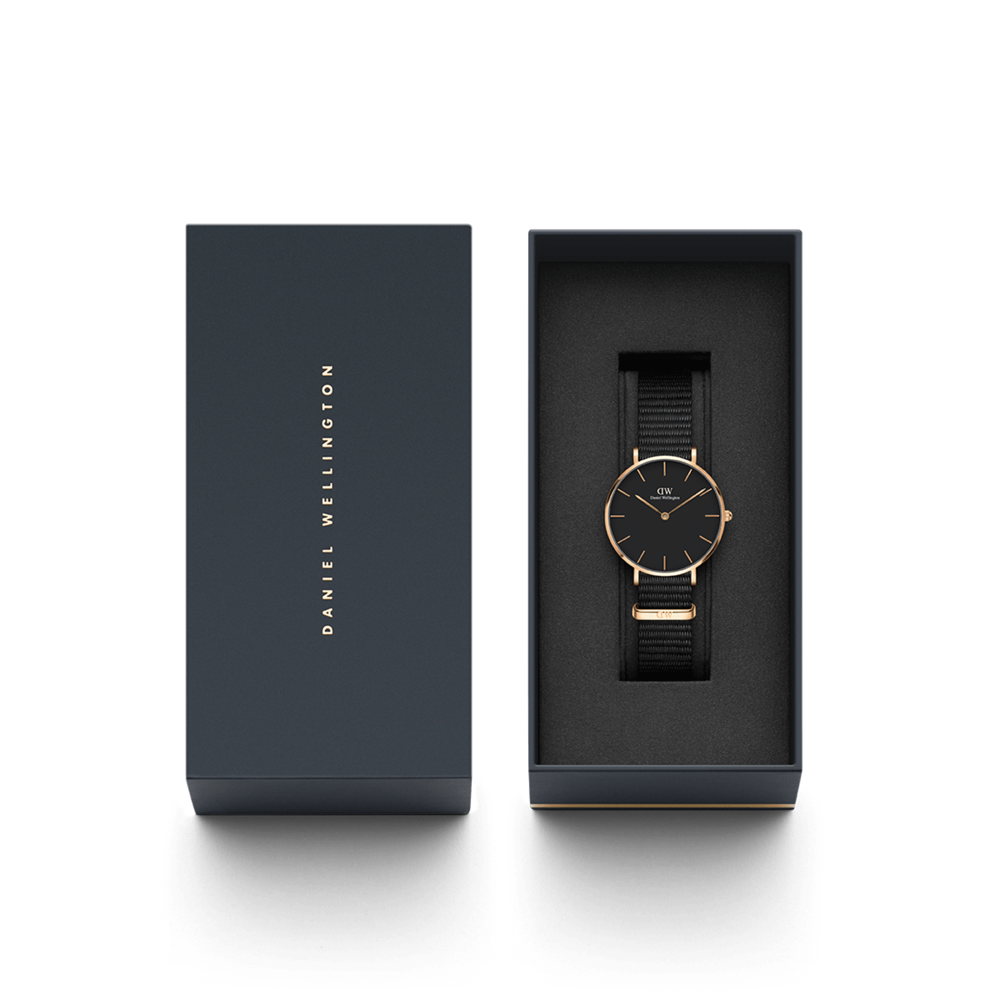 Petite Cornwall Black Rose Gold