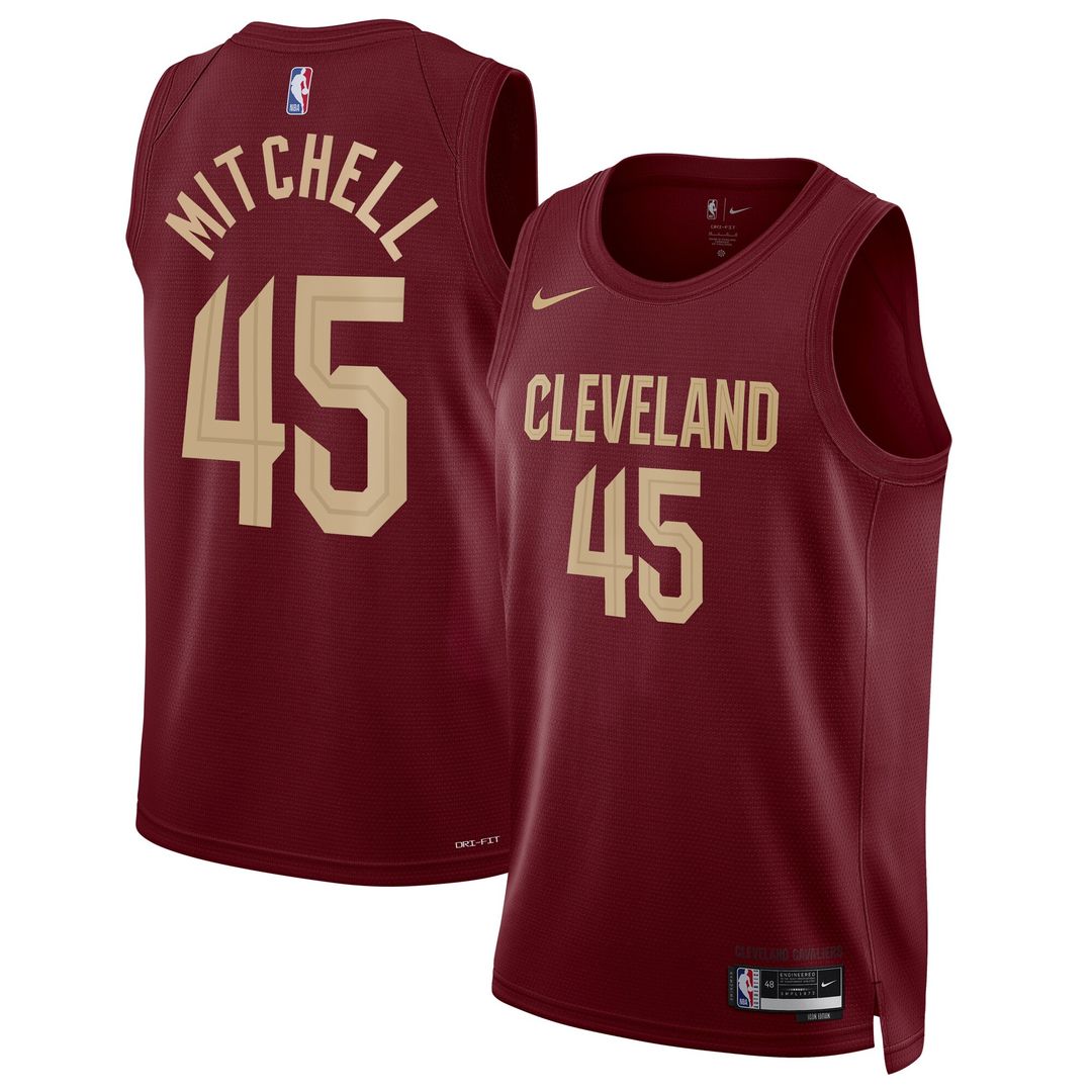 Donovan Mitchell Cleveland Cavaliers Nike Unisex Swingman Jersey - Icon Edition - Wine