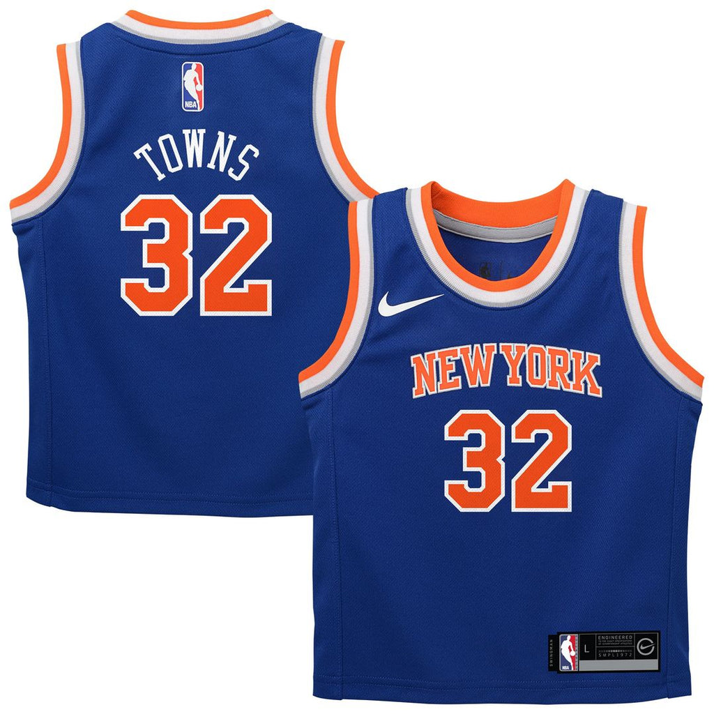 Karl-Anthony Towns New York Knicks Nike Preschool Replica Swingman Jersey - Icon Edition - Blue