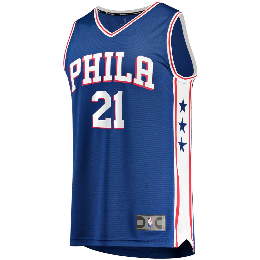 Joel Embiid Philadelphia 76ers Fanatics Replica Jersey - Association Edition - White