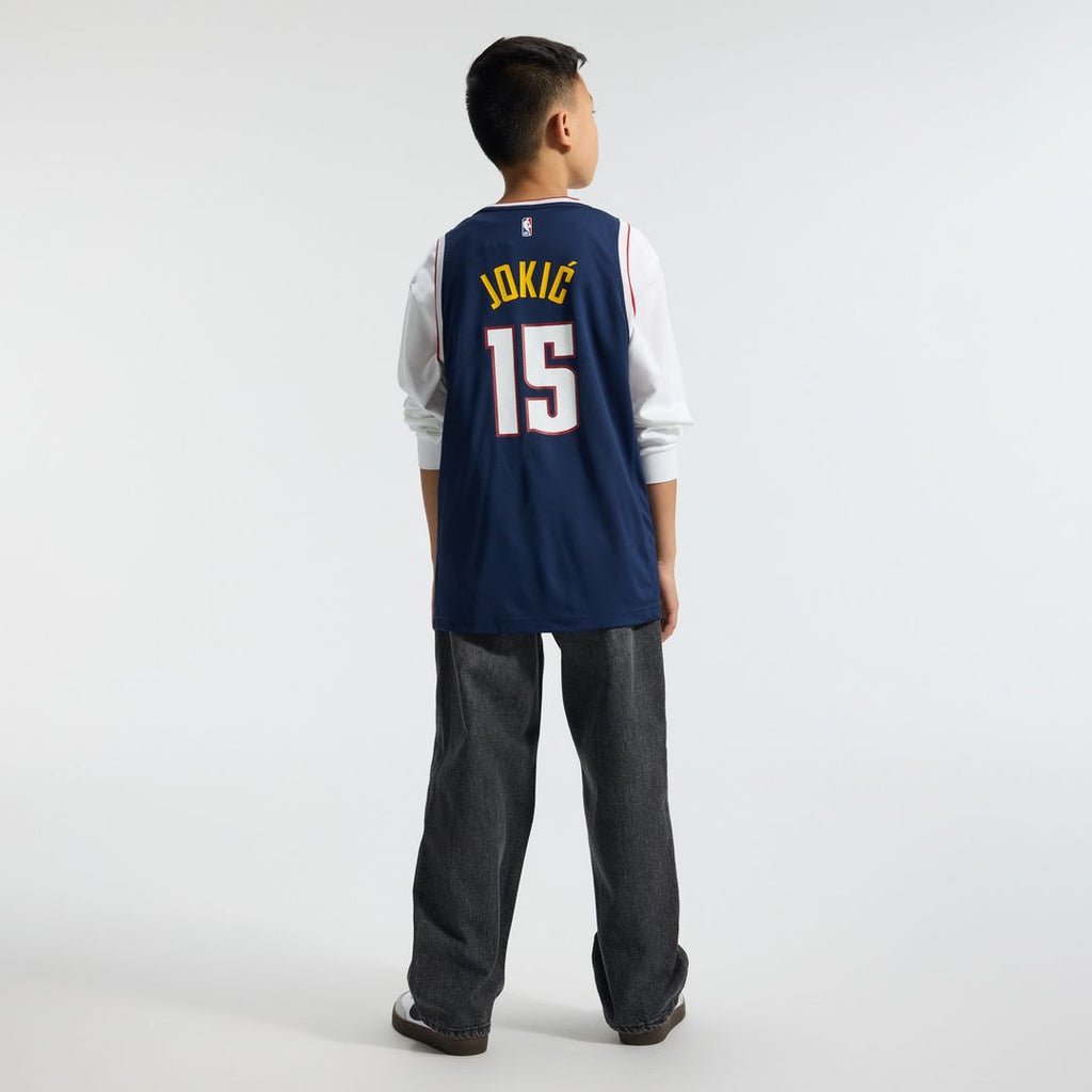 Nikola Jokic Denver Nuggets Fanatics Youth Fast Break Replica Player Jersey - Icon Edition - Navy