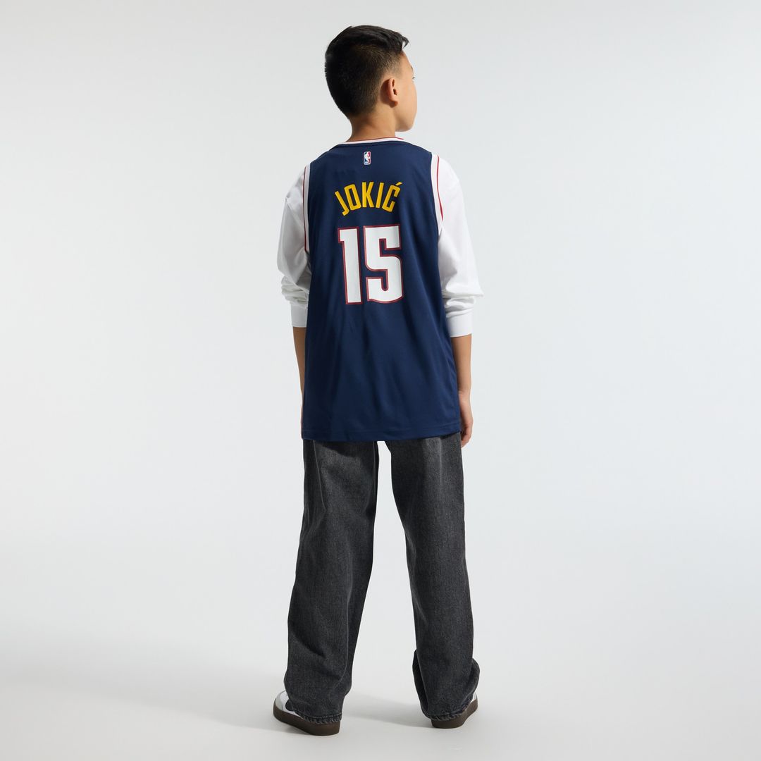 Nikola Jokic Denver Nuggets Fanatics Youth Fast Break Replica Player Jersey - Icon Edition - Navy