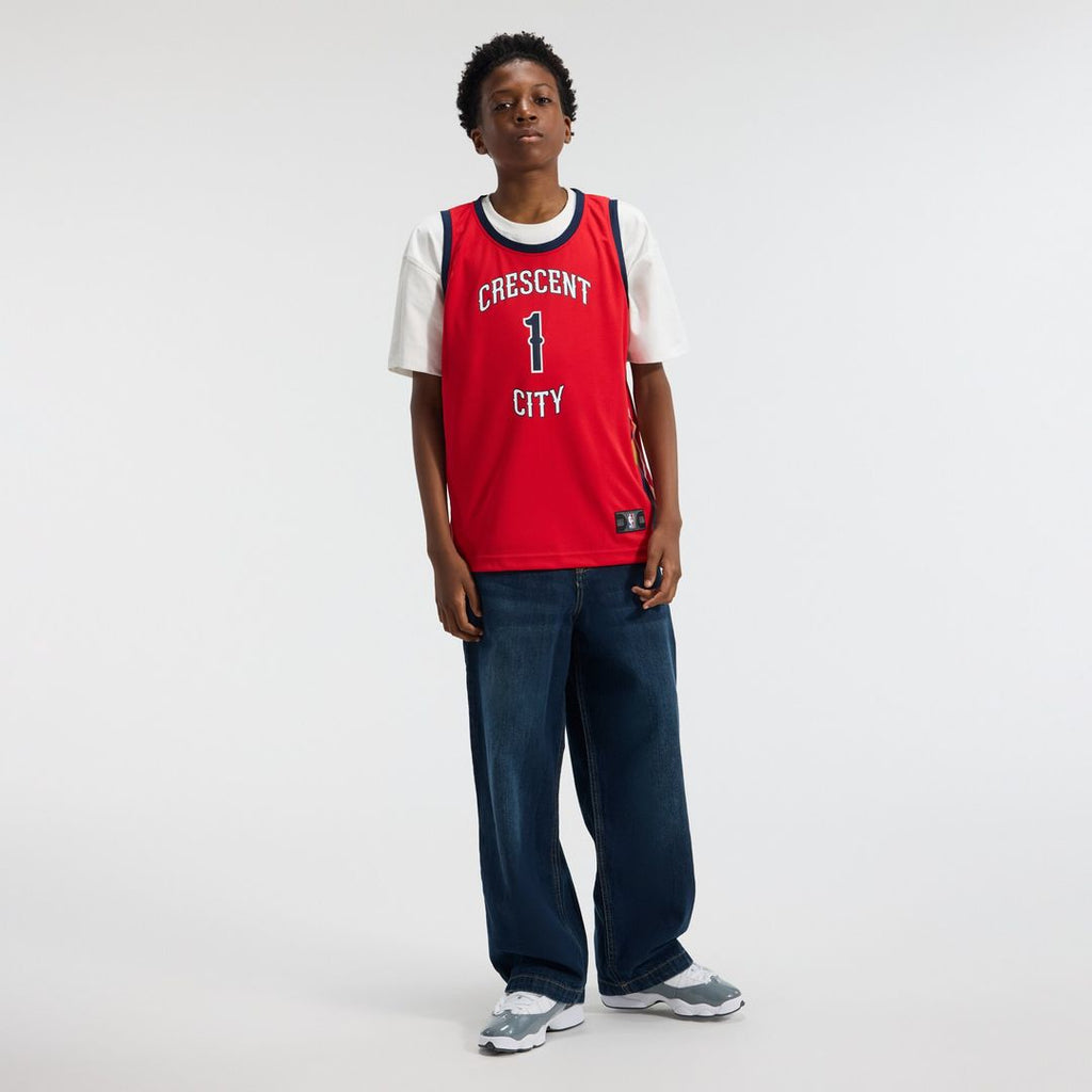 Zion Williamson New Orleans Pelicans Fanatics Youth Fast Break Player Jersey - Statement Edition - Red
