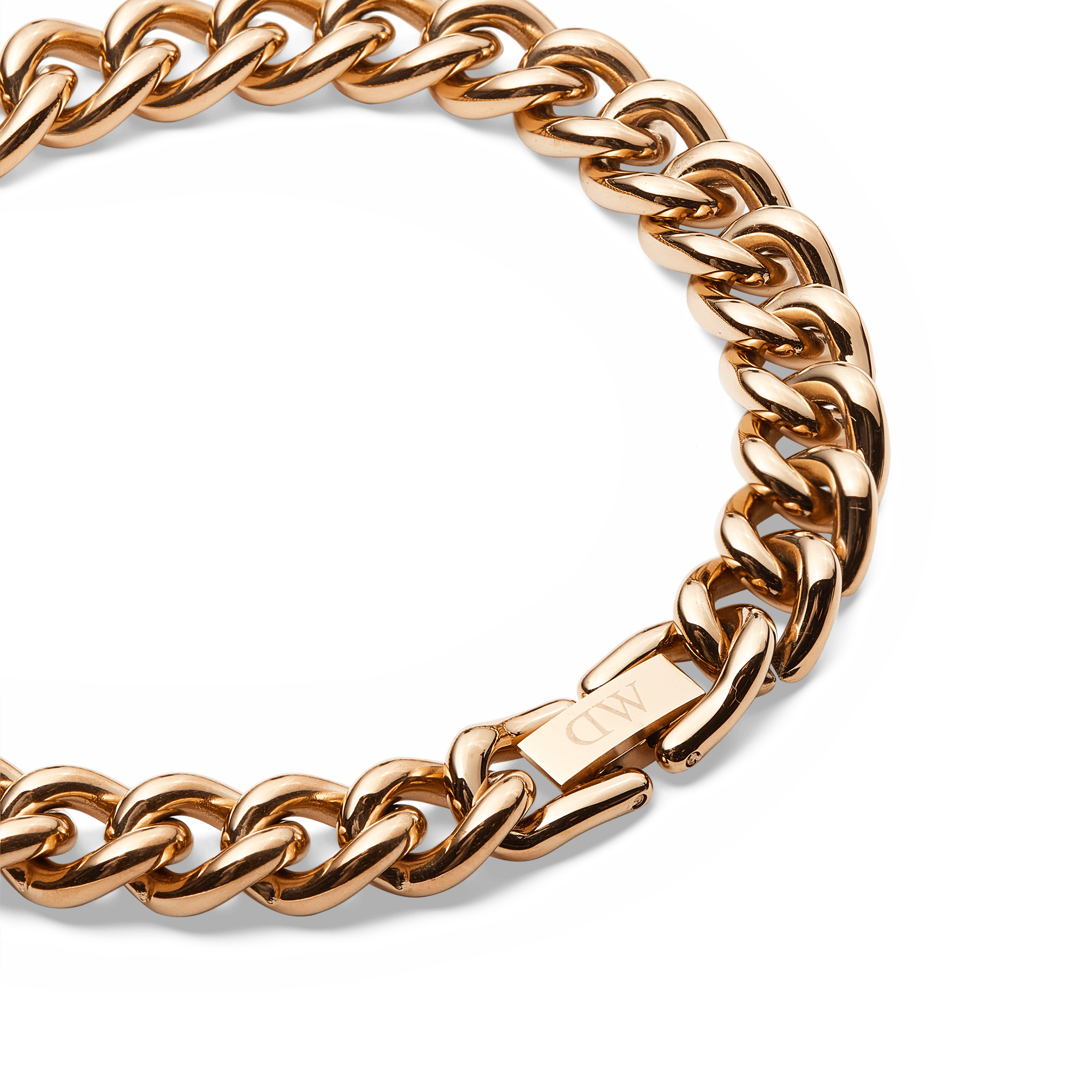 Chunky Chain Bracelet Rose Gold