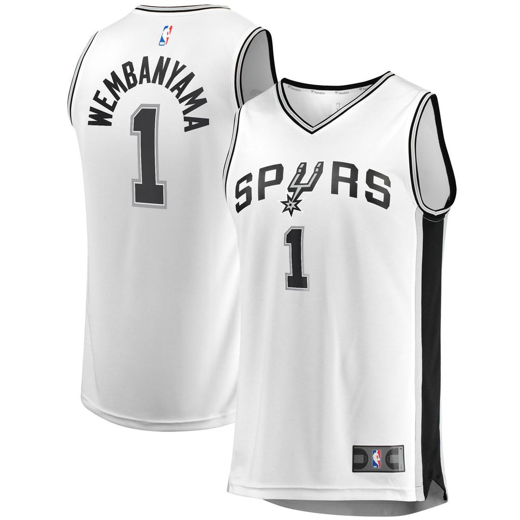 Victor Wembanyama San Antonio Spurs Fanatics Youth Fast Break Replica Player Jersey - Association Edition - White