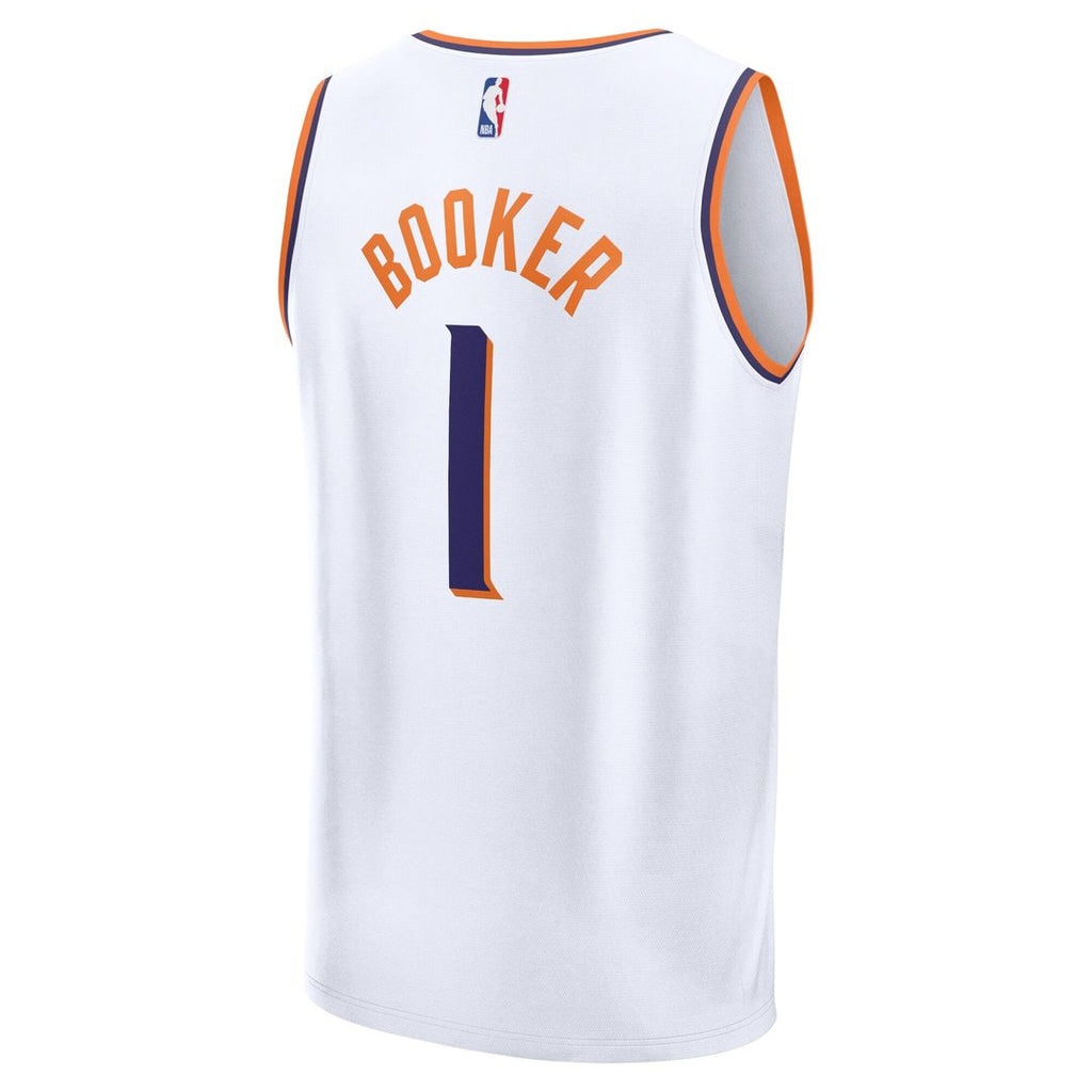 Devin Booker Phoenix Suns Fanatics Fast Break Replica Player Jersey - Association Edition - White