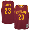 LeBron James Cleveland Cavaliers Mitchell & Ness Youth 2015/16 Hardwood Classics Swingman Jersey - Wine