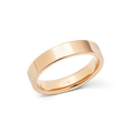 Line Ring Polished Rose Gold 4.5mm
