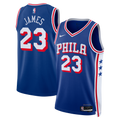 LeBron James Philadelphia 76ers Icon Edition Swingman Jersey - Royal - Unisex