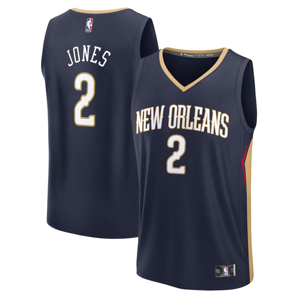 Herbert Jones New Orleans Pelicans Fanatics Fast Break Replica Player Jersey - Icon Edition - Navy