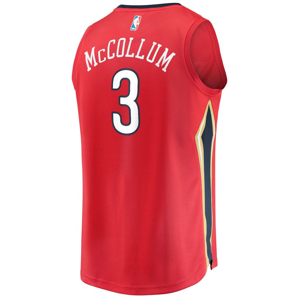C.J. McCollum New Orleans Pelicans Fanatics Youth Fast Break Replica Player Jersey Red - Statement Edition