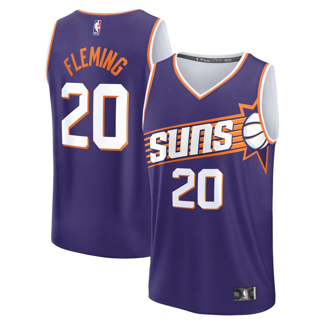 Rasheer Fleming Phoenix Suns Fanatics Fast Break Replica Jersey - Purple - Icon Edition
