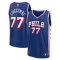V. J. Edgecombe Philadelphia 76ers Fanatics Youth 2025 NBA Draft First Round Pick Fast Break Replica Jersey - Icon Edition - Royal