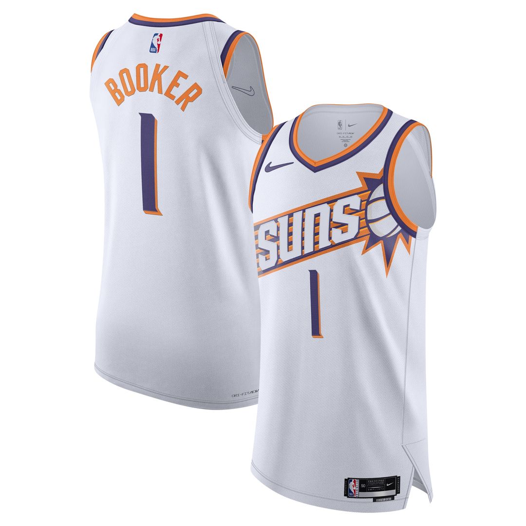 Devin Booker Phoenix Suns Nike Authentic Jersey - Association Edition - White