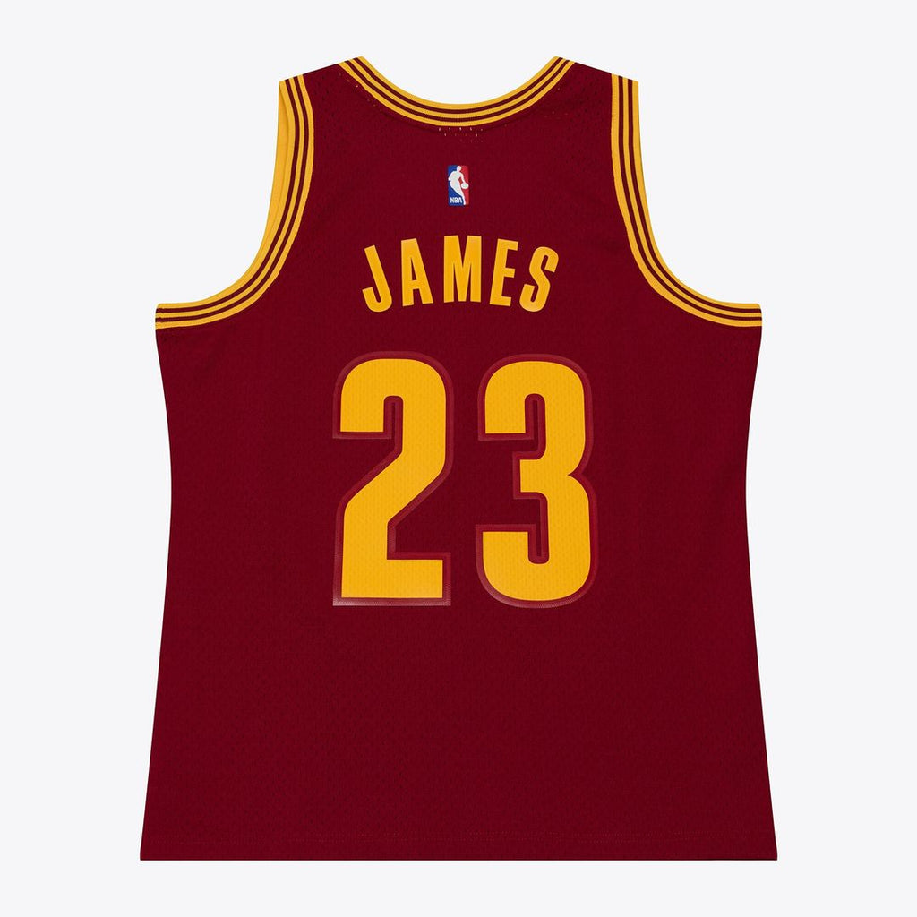 LeBron James Cleveland Cavaliers Mitchell & Ness 2015-16 Swingman Jersey - Wine