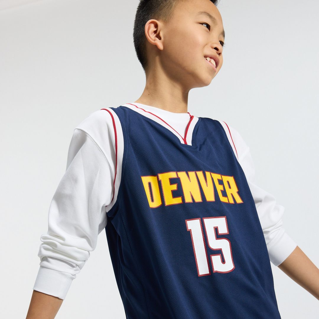 Nikola Jokic Denver Nuggets Fanatics Youth Fast Break Replica Player Jersey - Icon Edition - Navy