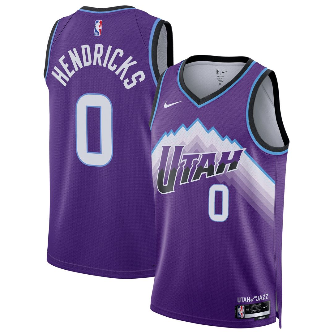 Taylor Hendricks Utah Jazz Nike Unisex Swingman Jersey - Icon Edition - Purple