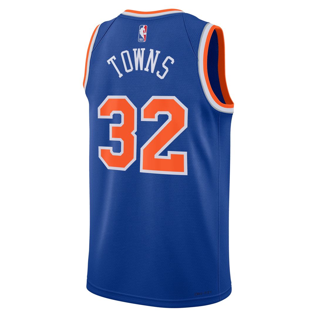 Karl-Anthony Towns New York Knicks Nike Unisex Swingman Jersey - Blue - Icon Edition