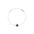 Audrey Bracelet Black Agathe Silver