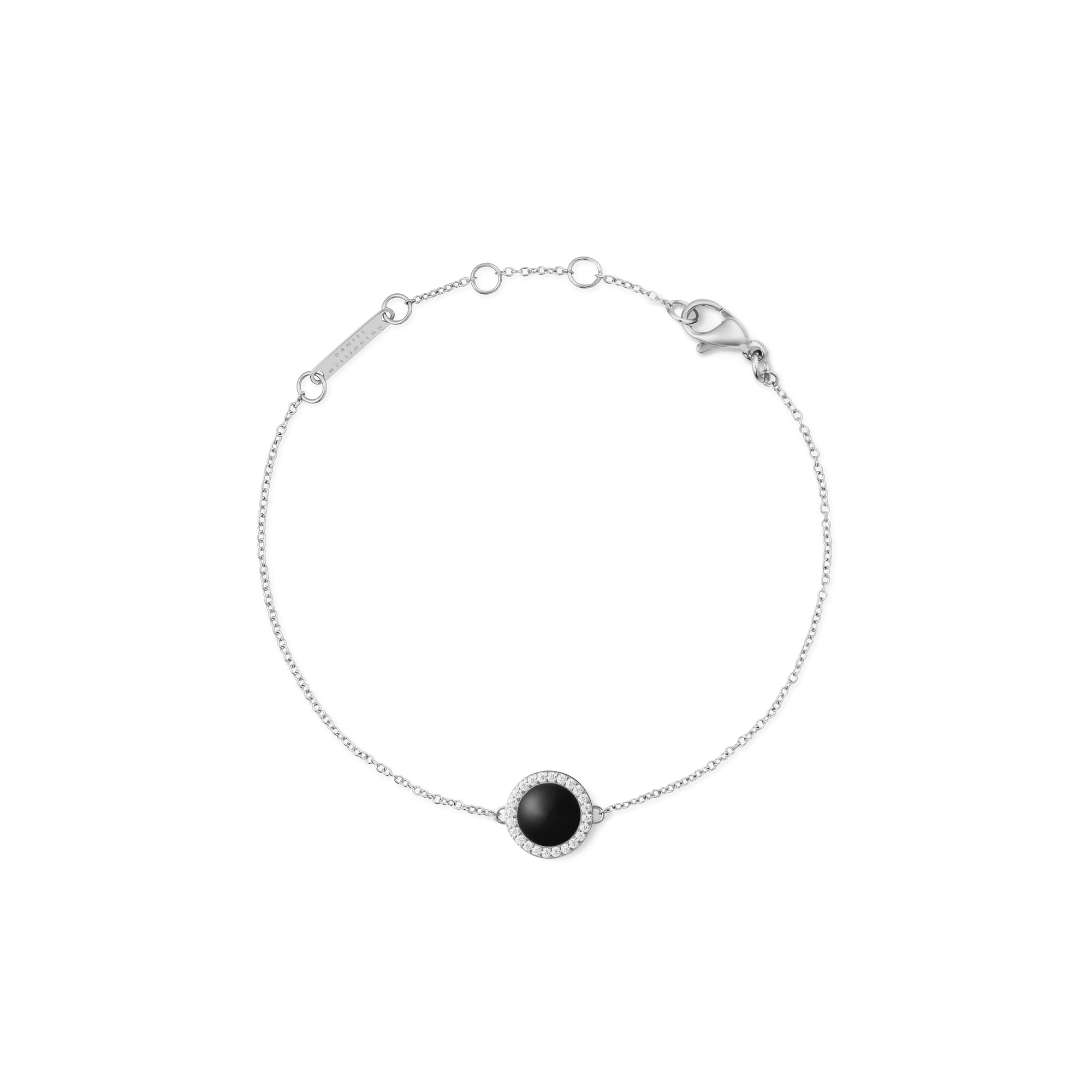 Audrey Bracelet Black Agathe Silver