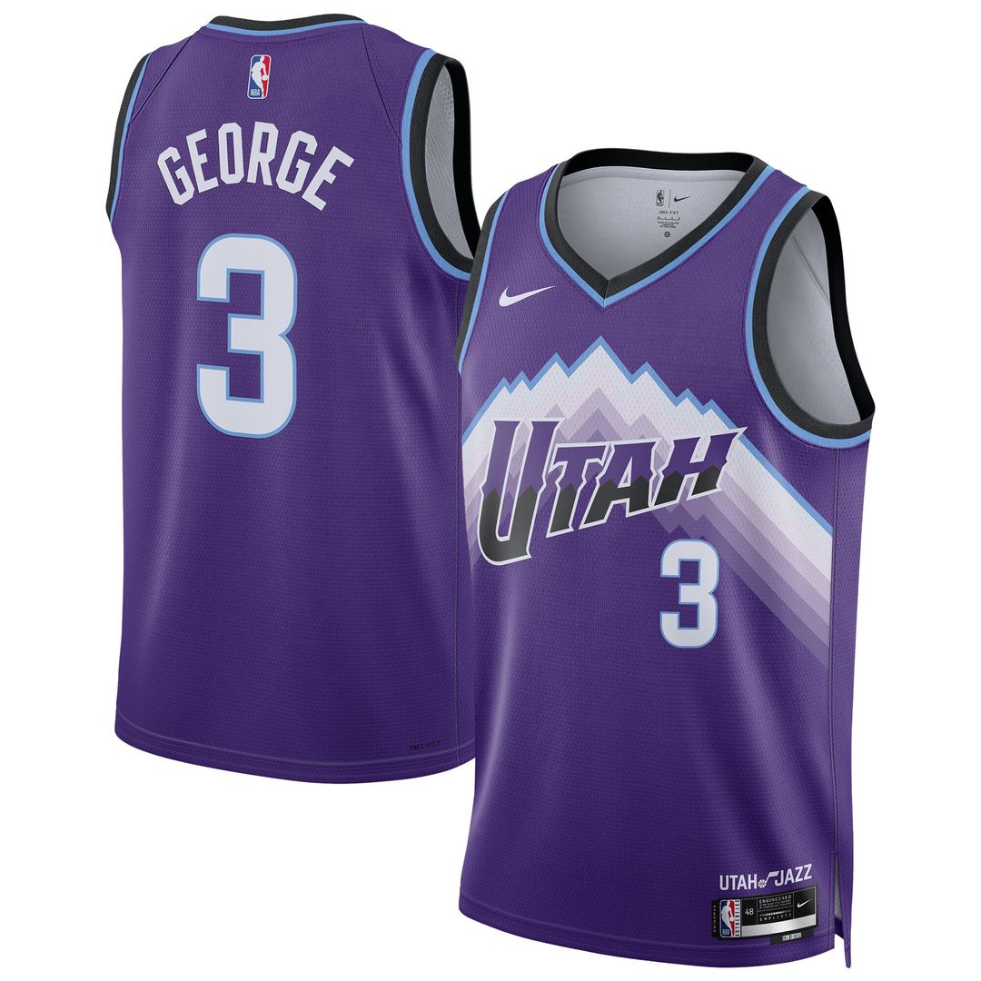 Keyonte George Utah Jazz Nike Unisex Swingman Jersey - Icon Edition - Purple