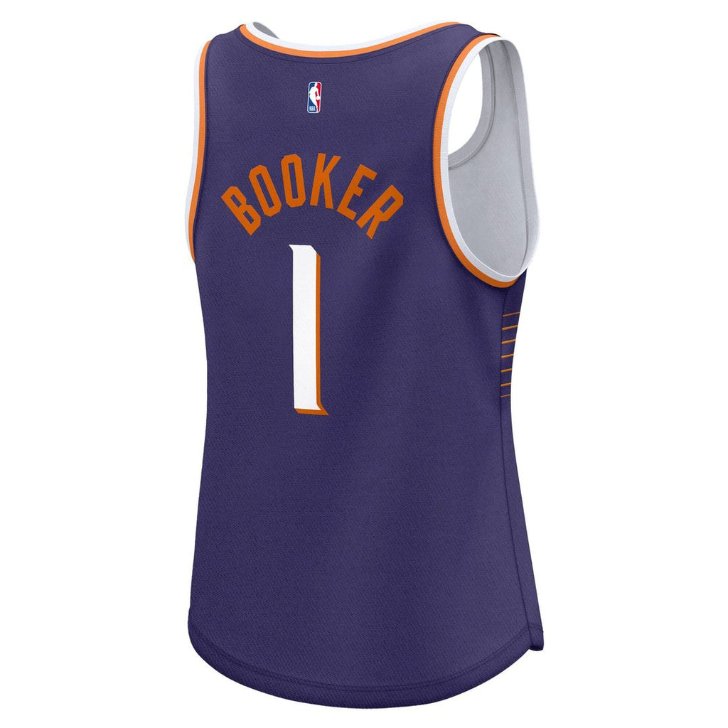 Devin Booker Phoenix Suns Fanatics Women's Fast Break Player Jersey - Icon Edition - Purple