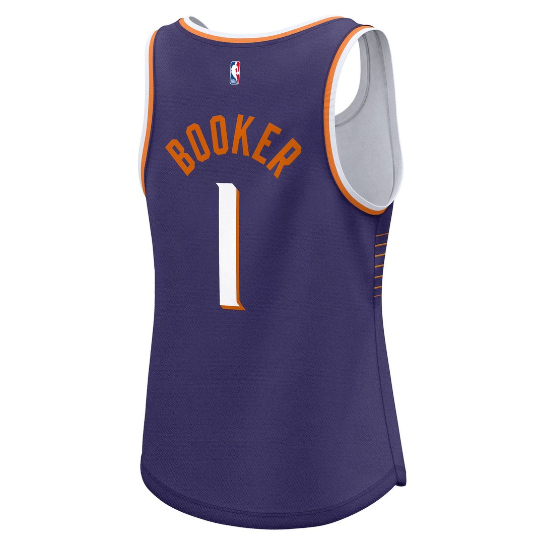 Devin Booker Phoenix Suns Fanatics Women's Fast Break Player Jersey - Icon Edition - Purple