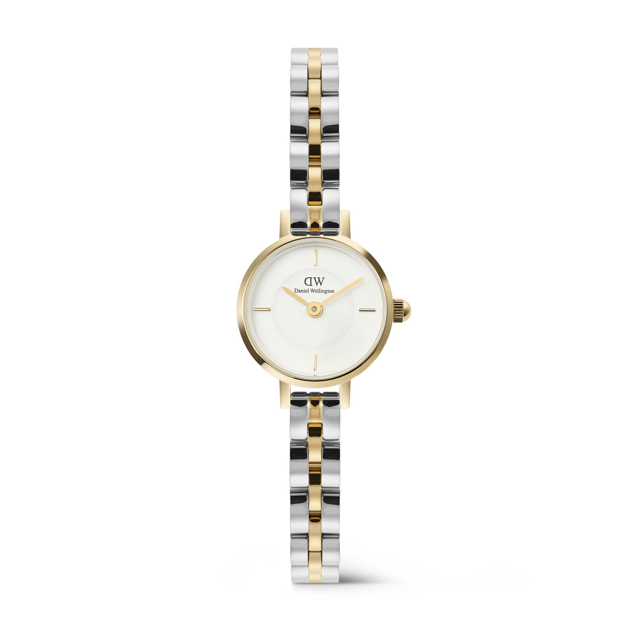 Petite Mini Arch 3-Link Two Tone Gold