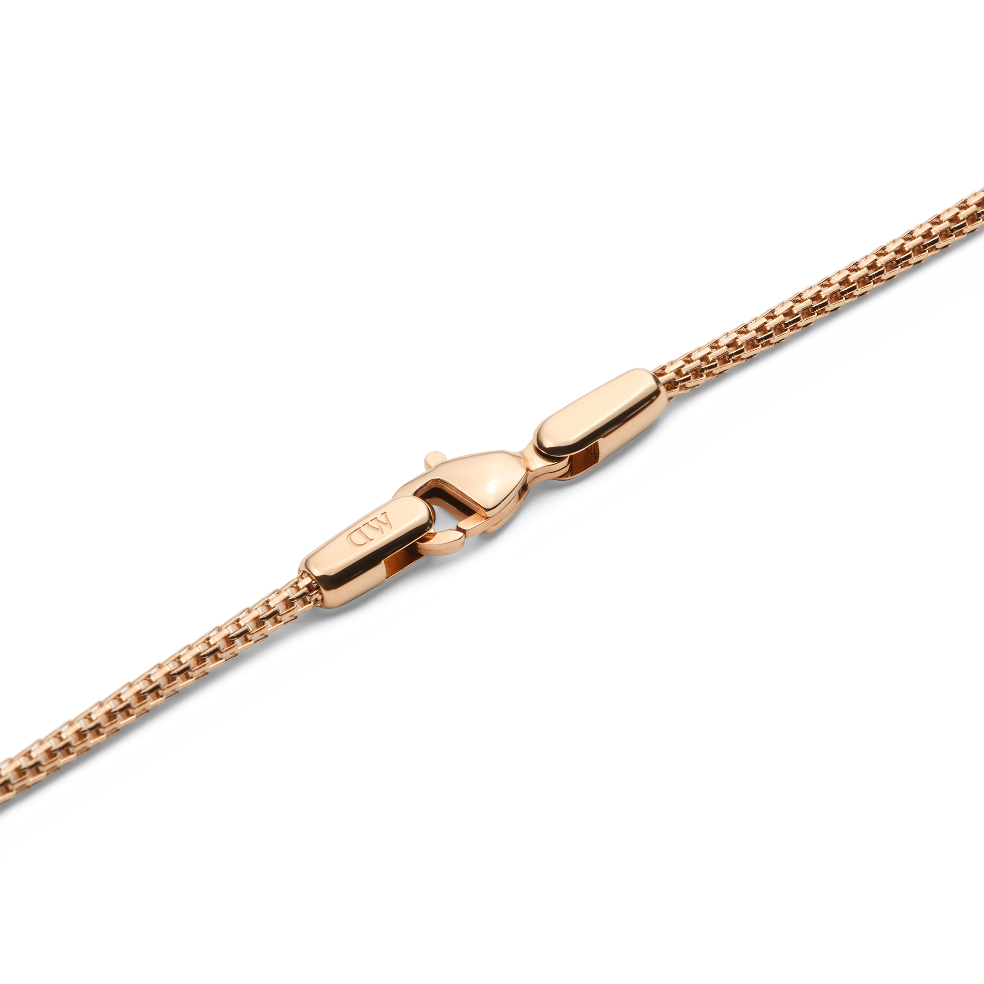 Tide Mesh Necklace Rose Gold 1.8