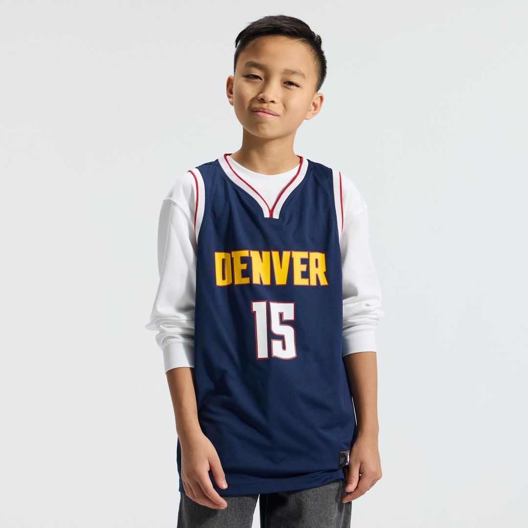 Nikola Jokic Denver Nuggets Fanatics Youth Fast Break Replica Player Jersey - Icon Edition - Navy