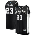 Zach Collins San Antonio Spurs Fanatics Fast Break Replica Jersey - Icon Edition - Black