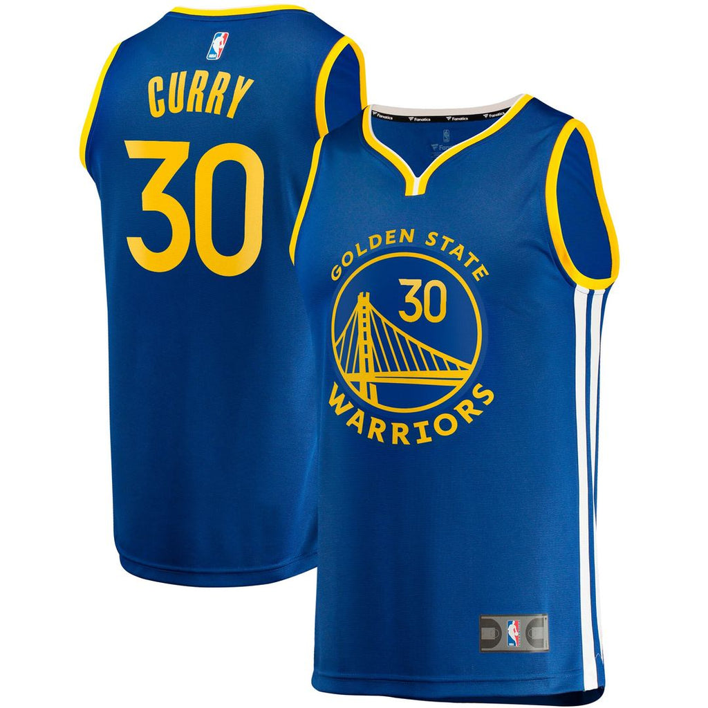Stephen Curry Golden State Warriors Fanatics Fast Break Replica Jersey -  Icon Edition - Royal