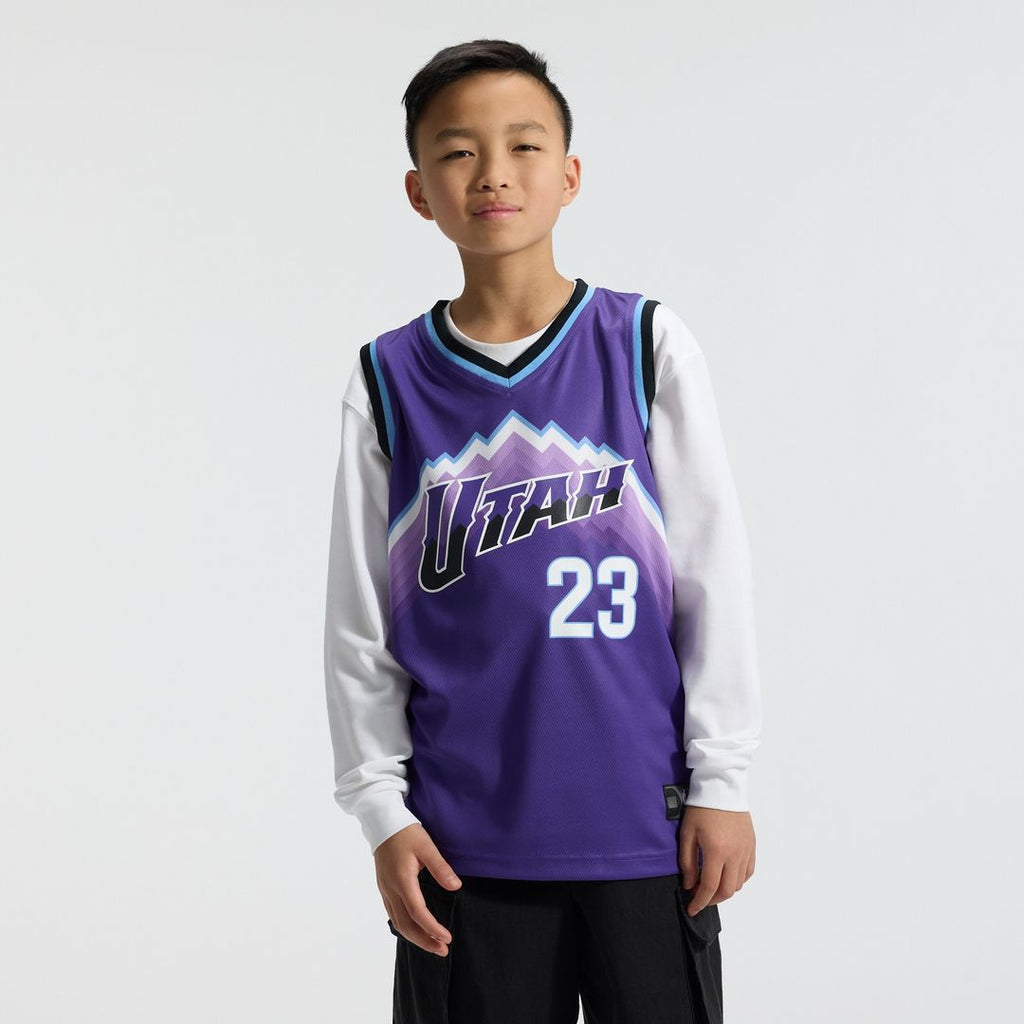 Lauri Markkanen Utah Jazz Fanatics Youth Fast Break Replica Jersey - Icon Edition - Purple