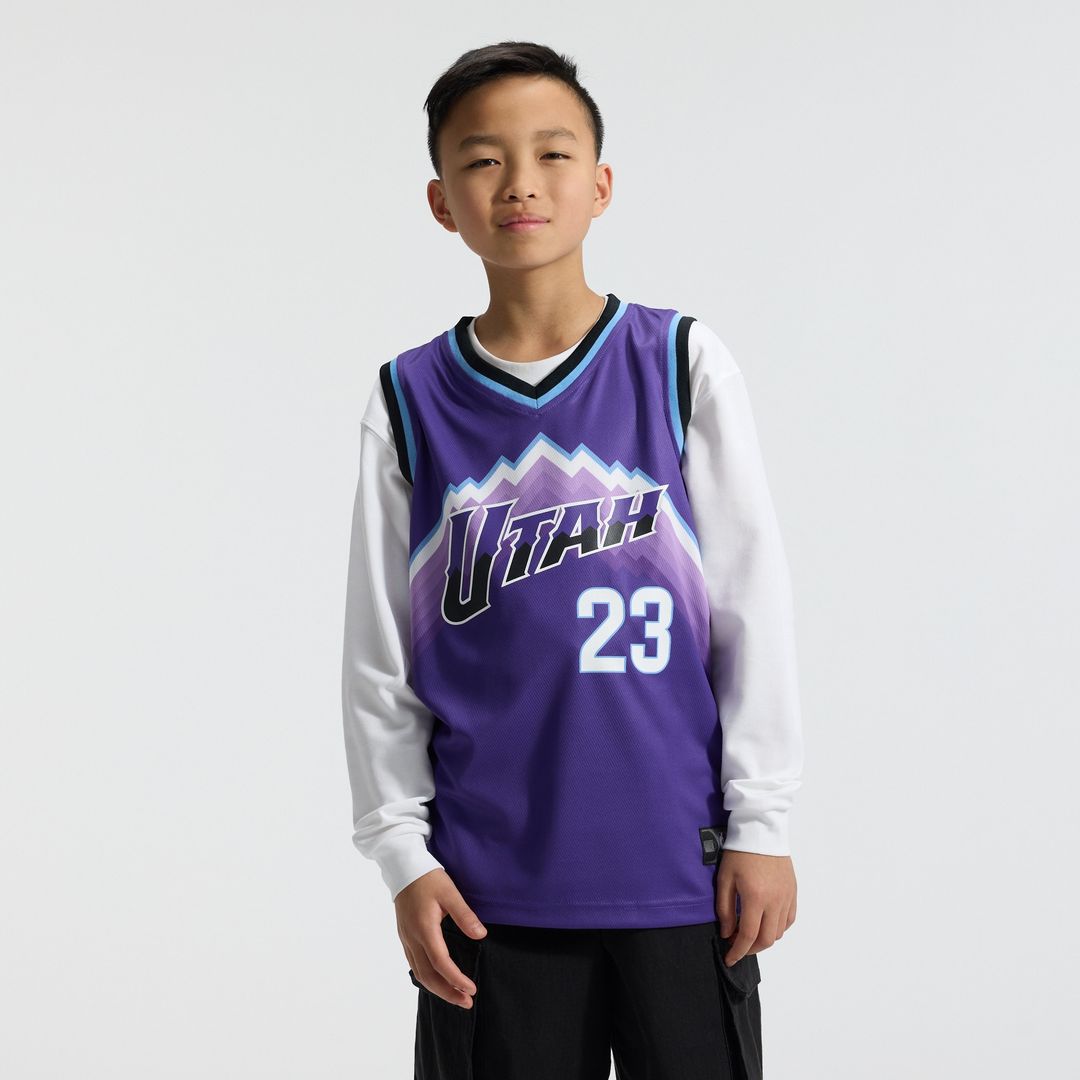 Lauri Markkanen Utah Jazz Fanatics Youth Fast Break Replica Jersey - Icon Edition - Purple