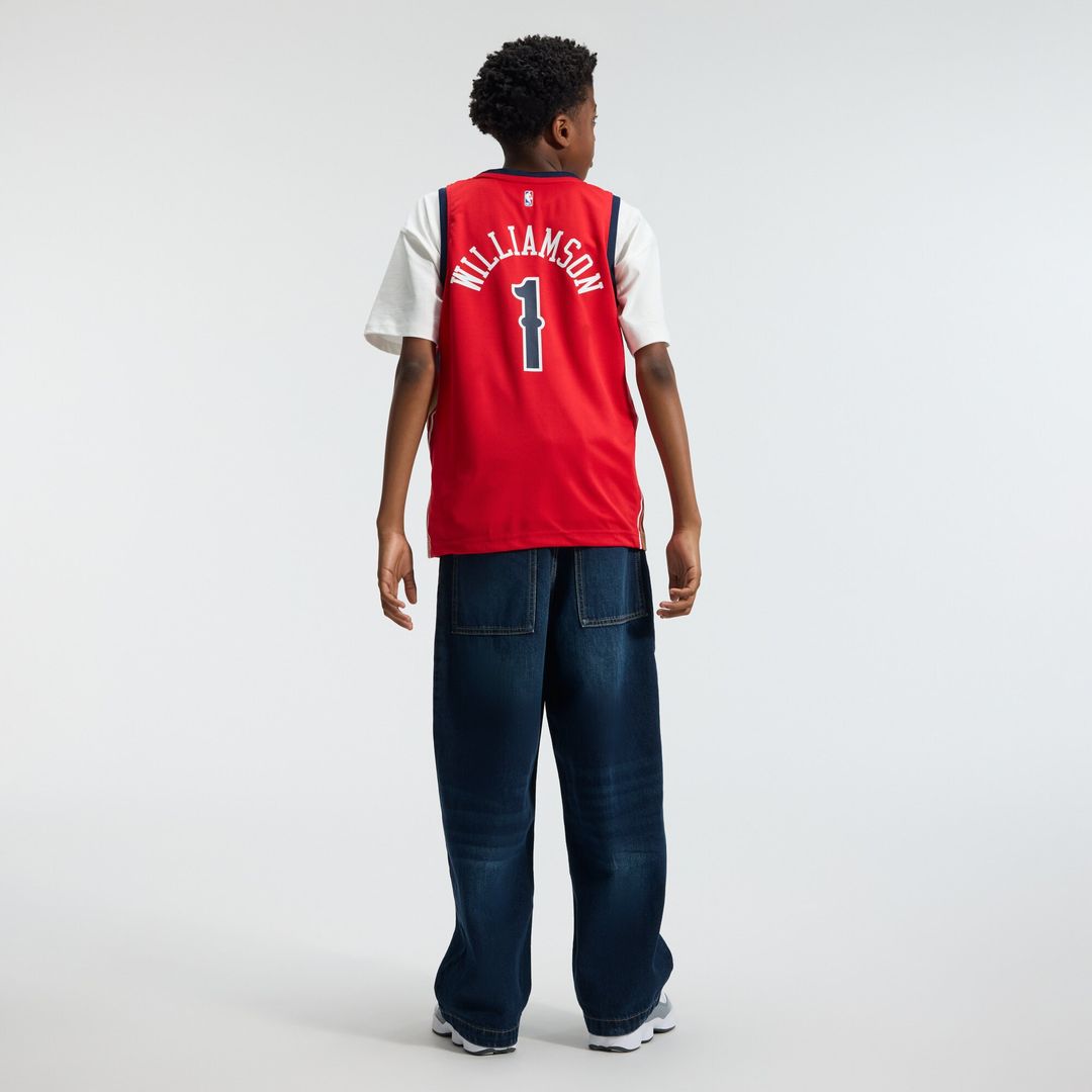 Zion Williamson New Orleans Pelicans Fanatics Youth Fast Break Player Jersey - Statement Edition - Red
