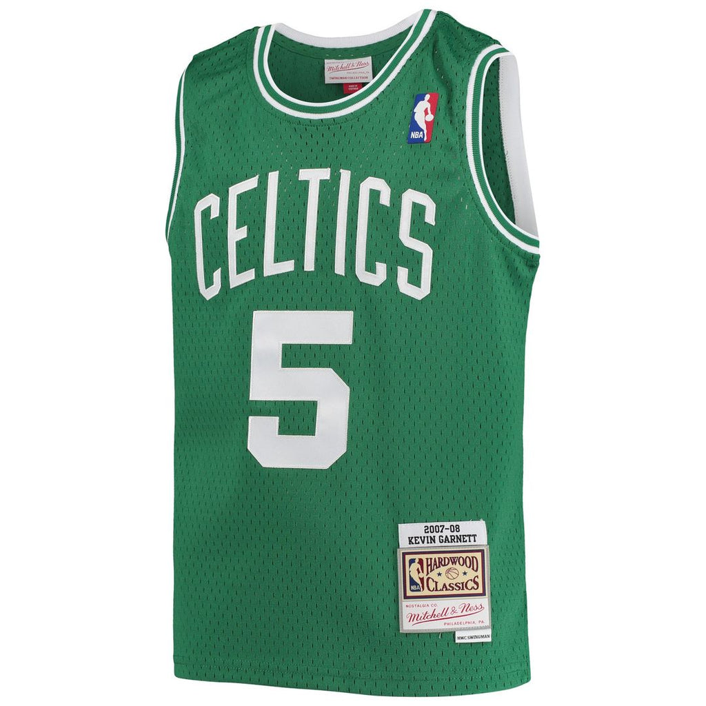 Kevin Garnett Boston Celtics Mitchell & Ness Youth 2007/08 Hardwood Classics Swingman Jersey - Kelly Green