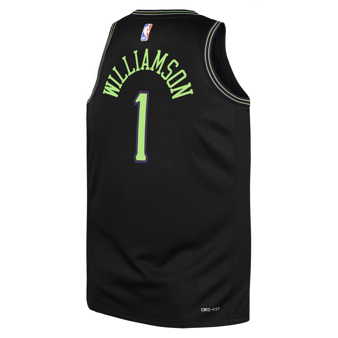 Zion Williamson New Orleans Pelicans Nike Youth 2025/26 City Edition Swingman Jersey - Black