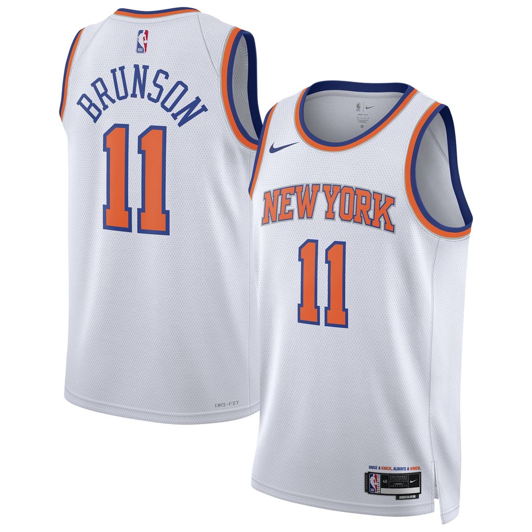 Jalen Brunson New York Knicks Nike Unisex Swingman Jersey - Association Edition - White