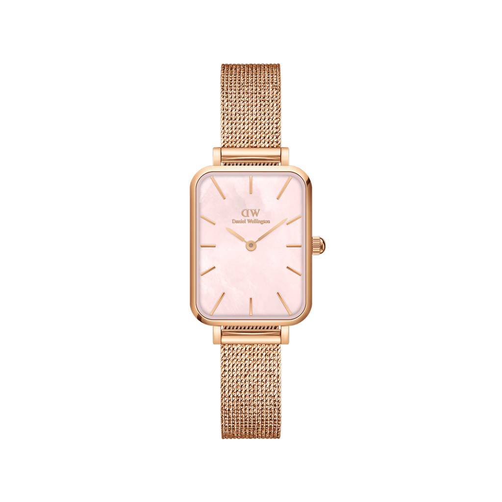 Quadro Pressed Melrose Pink MoP Rose Gold