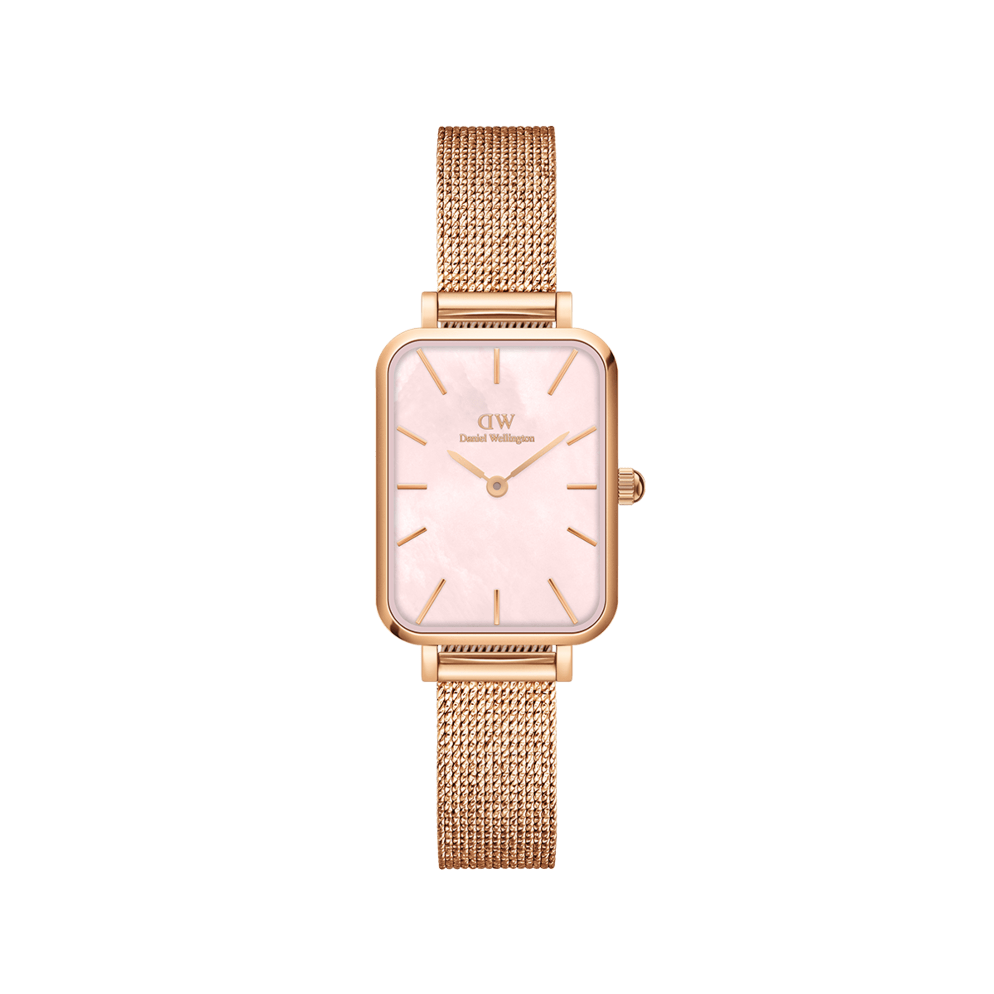 Quadro Pressed Melrose Pink MoP Rose Gold