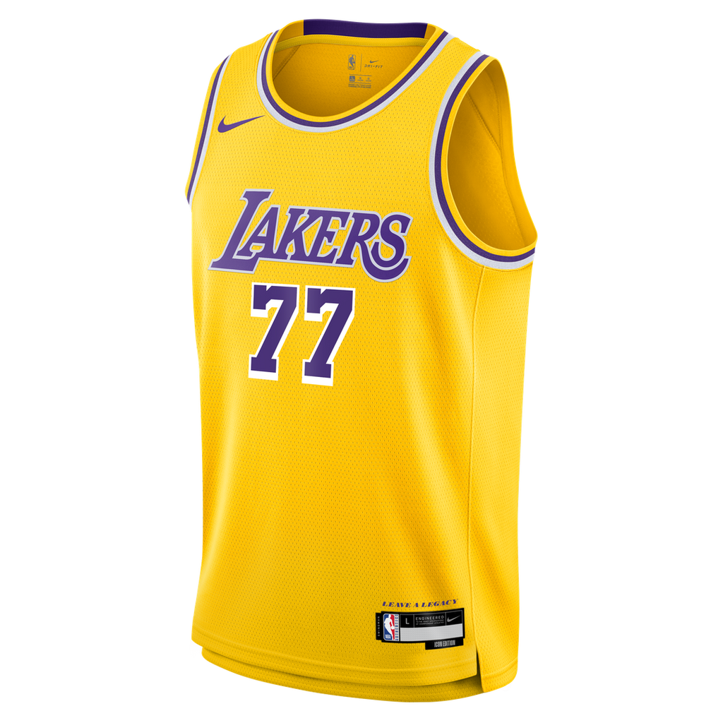 Luka Dončić Los Angeles Lakers Nike Youth Swingman Jersey - Icon Edition - Gold