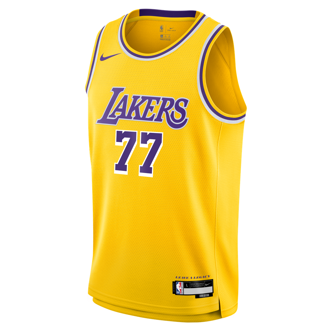 Luka Dončić Los Angeles Lakers Nike Youth Swingman Jersey - Icon Edition - Gold