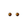 Audrey Earrings Tiger Eye Gold