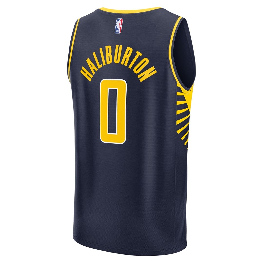 Tyrese Haliburton Indiana Pacers Fanatics Youth Fast Break Replica Player Jersey - Icon Edition - Navy