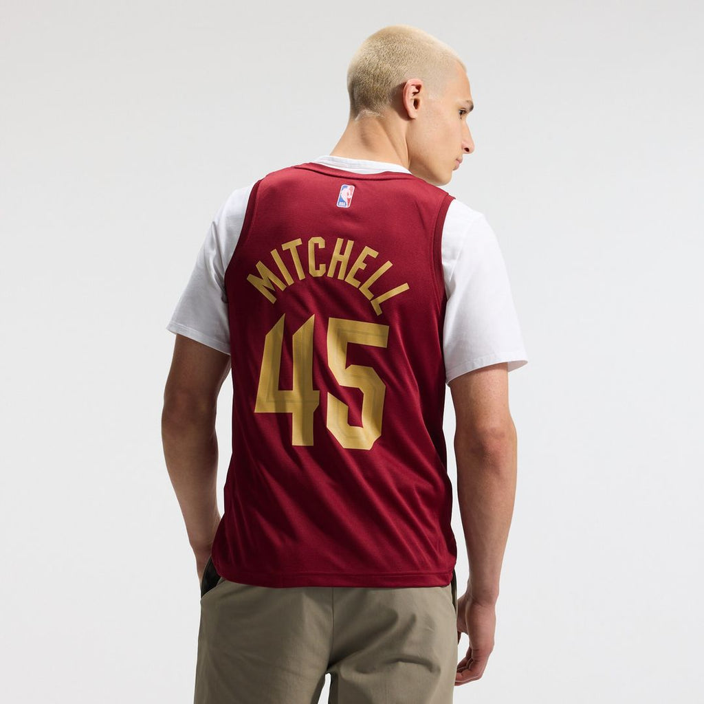 Donovan Mitchell Cleveland Cavaliers Fanatics Fast Break Replica Jersey - Icon Edition - Wine