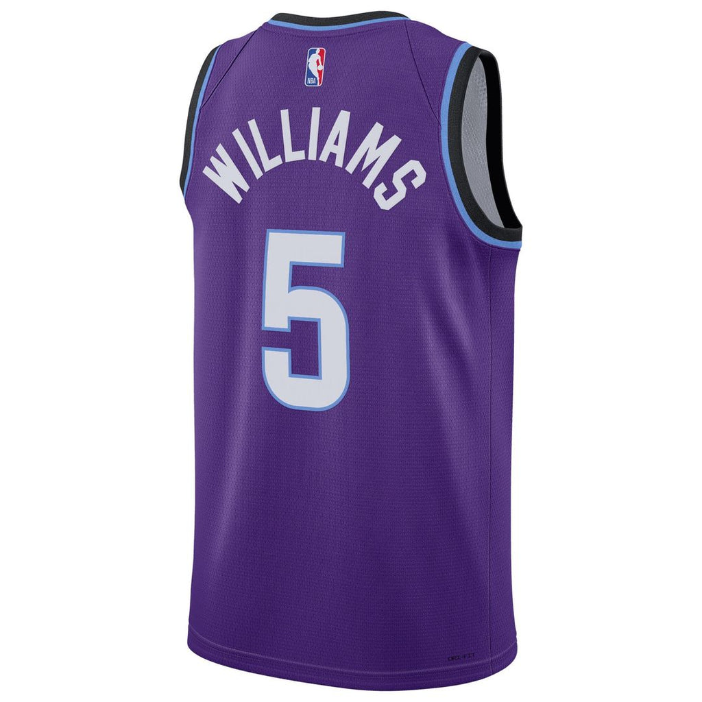 Cody Williams Utah Jazz Nike Unisex Swingman Jersey - Icon Edition - Purple